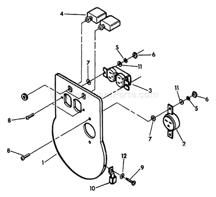Page A Diagram and Parts List for 9298-0 T4000 Briggs and Stratton Generator